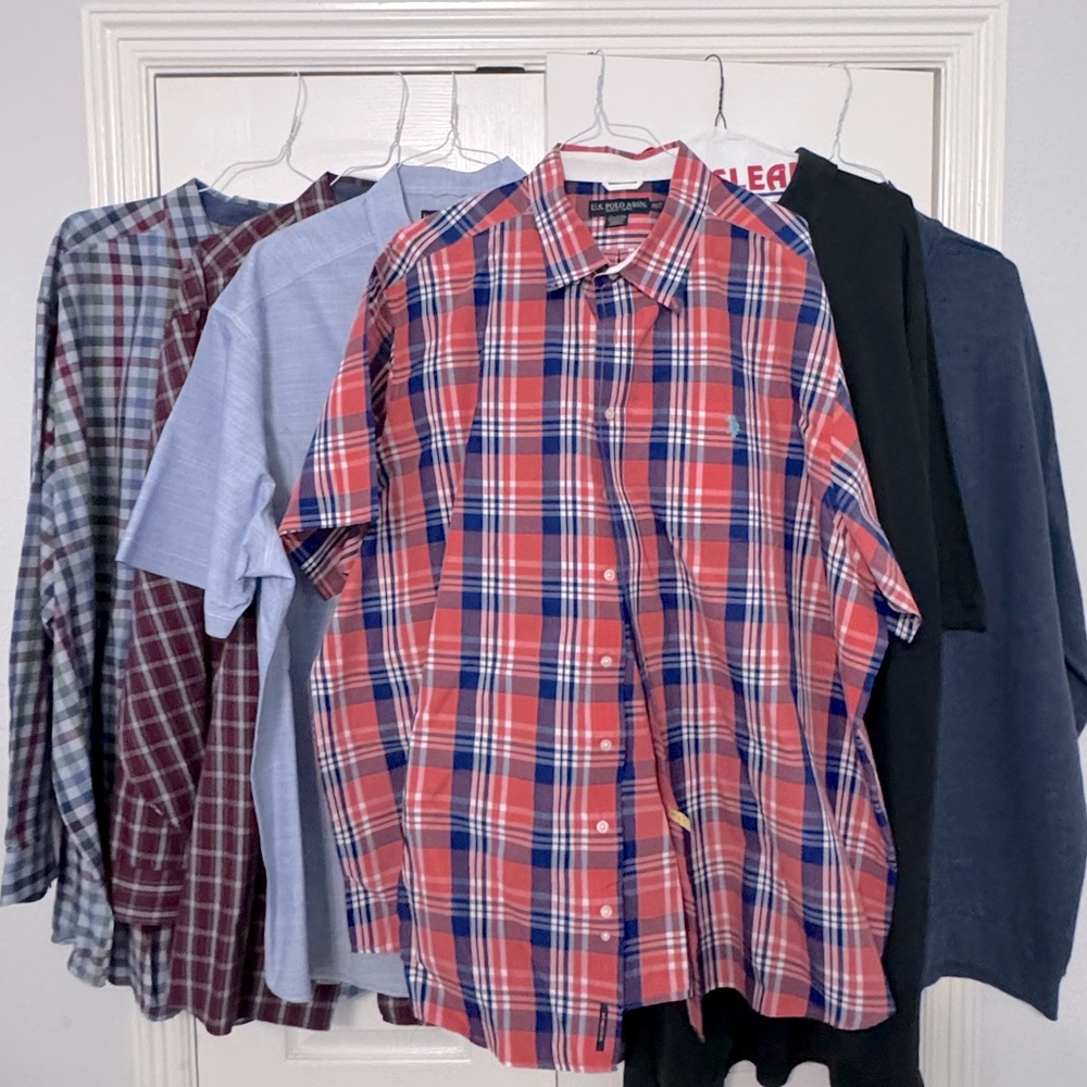 Men’s U.S. Polo Association 4XLT Lot Button-Up Shirts/Polo/Sweater